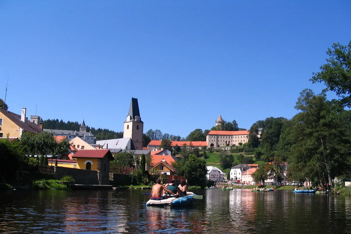Family Fun: Vltava River Rafting in Český Krumlov